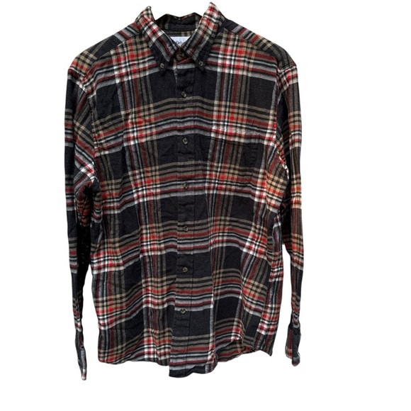 Saddlebred Mens Size  L Clasic Fit Fleece Charcoal Plaid Southern Western - Picture 3 of 11